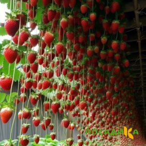 Клубника ампельная Анастасия купить по цене от 370р. в интернет-магазине «Посадика» с доставкой почтой в в Надыме и по всей России – [изображение №1].